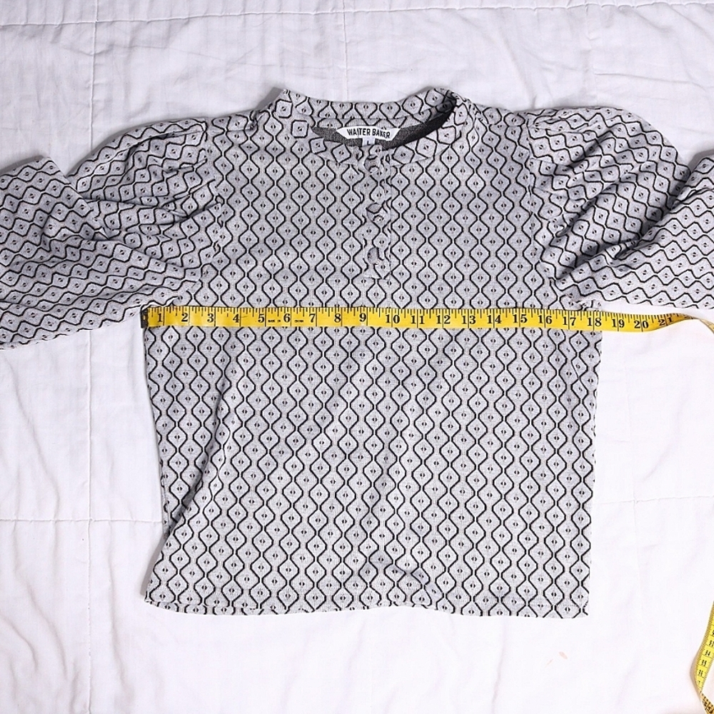 Walter Baker - Roma Top, Hourglass Knit size L, Chic long sleeves top - Picture 5 of 9